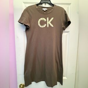 Calvin Klein Olive Green Logo Tee